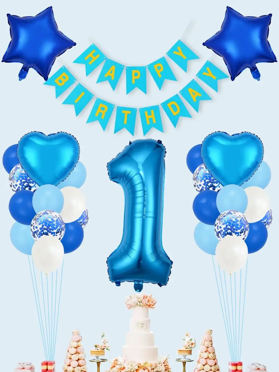 Boy balloon with number - Image #1